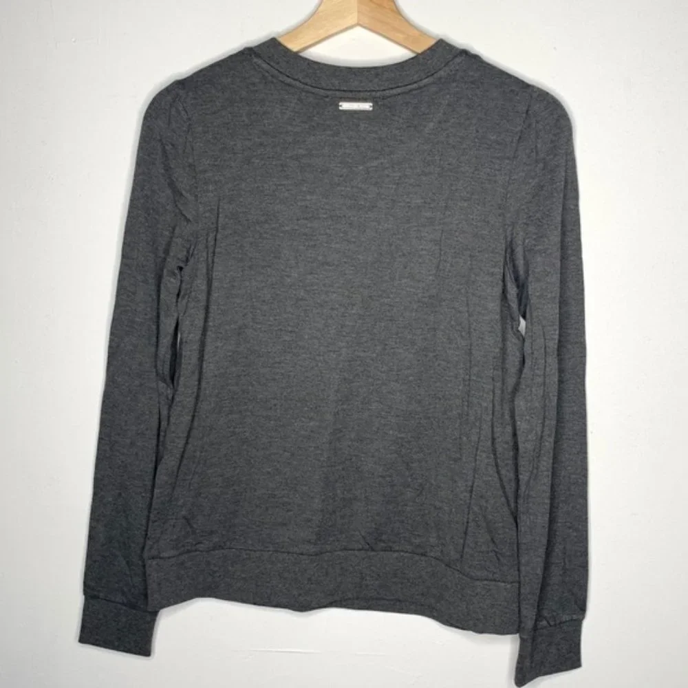 NEW Michael Kors crisscross lace up sweatshirt S